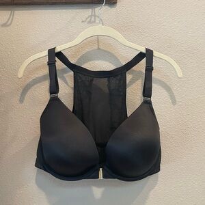Cacique Black Racerback Bra with Molded Cups